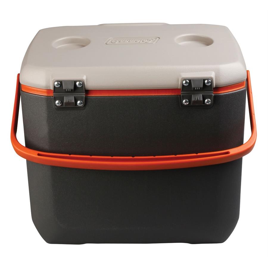 Coleman 28qt Grey & Orange Cooler