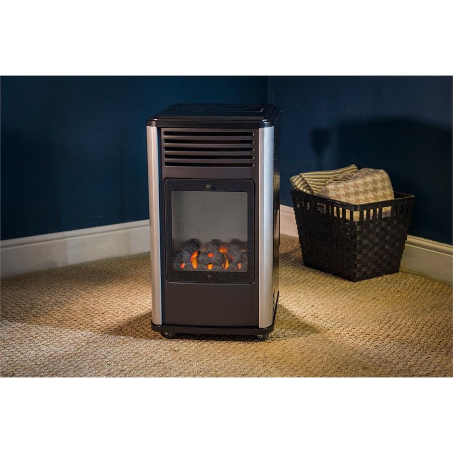 Living Flame Portable Gas Heater 3.4kW Manhattan Portable Gas Heater