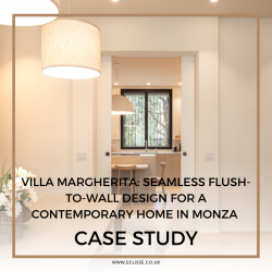 Villa Margherita: Seamless Flush-to-Wall Design for a Contemporary Home in Monza - Case Study