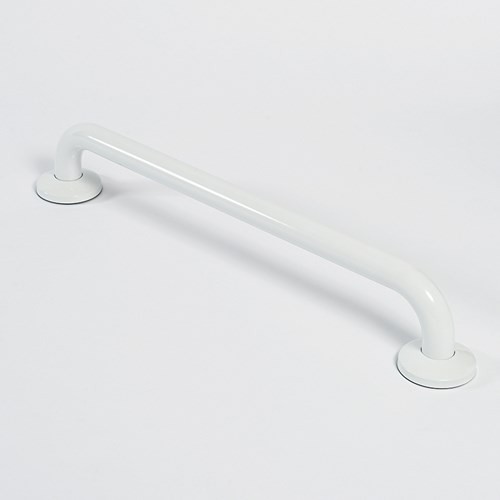 Aluminium grab rail with concealed fixings by NYMAS