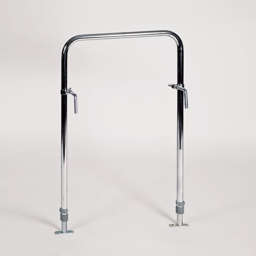 Floor mounted bath side rail by NYMAS