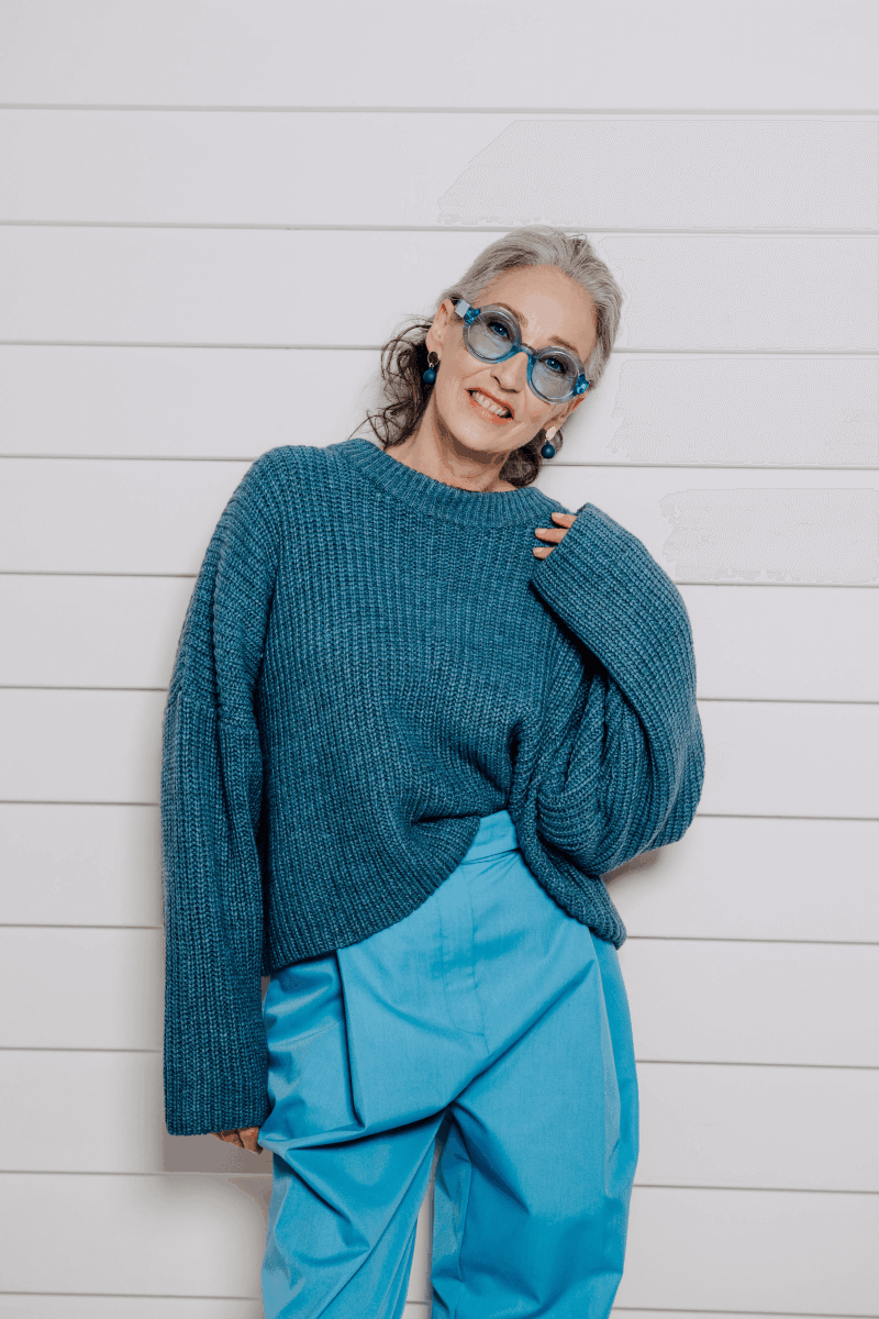Model wears KENZO KZ3500S SUN RX