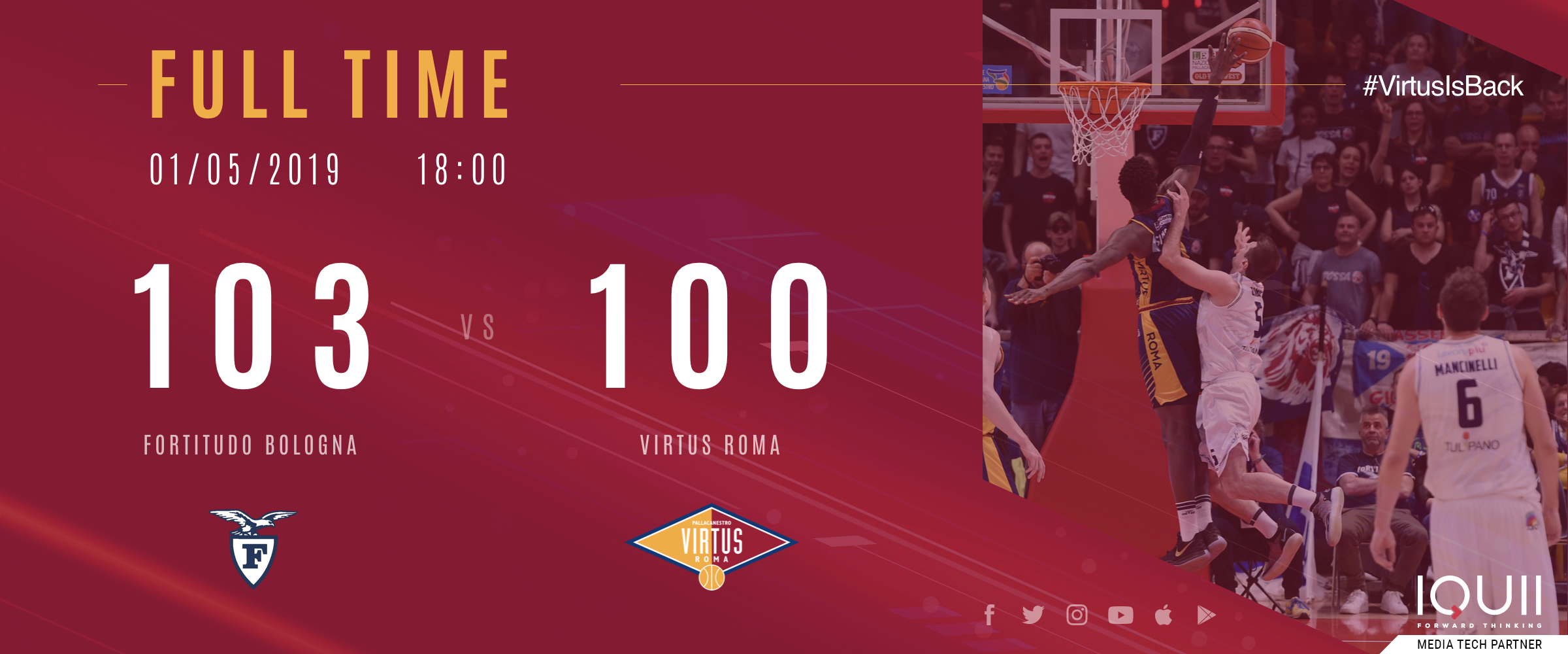 Fortitudo vs Virtus Roma
