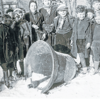 Kinderen bij de klok