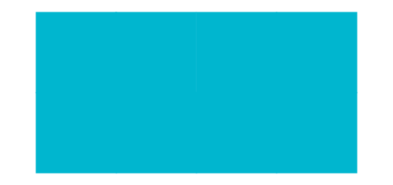 An animated graphic showing a large block being split up into many small blocks