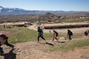Iraqi children are taking a variety of classes at the Samaritan’s Purse Child-Friendly Learning Space in this mountain village.