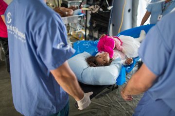 Our medical team members treat the hurting in Jesus’ Name.
