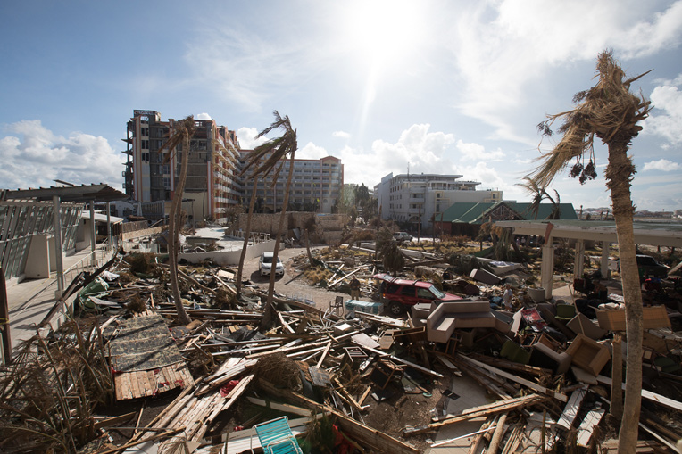 The damage on St. Martin is extensive.