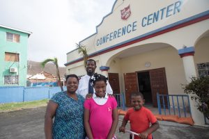 Pastor Lapaix and his family are helping their neighbours recover.