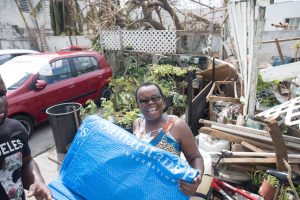 She was glad to receive relief from Samaritan’s Purse.