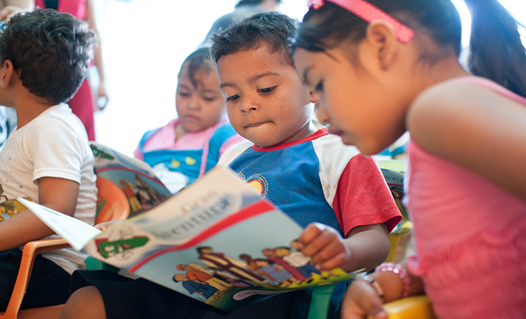 Children discovering the Greatest Journey