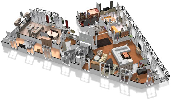 Click on the image to go to the 3D project in a new tab Homebyme helps bring your interior design ideas to life in 3D