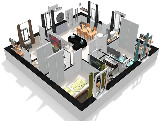 Click on the image to go to the 3D project in a new tab Homebyme helps bring your interior design ideas to life in 3D