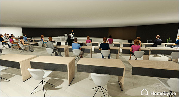 Vous en voulez plus ? Cliquez sur l'image pour accéder au projet en 3D. Donnez vie à vos idées de design d'intérieur avec la 3D d'Homebyme
