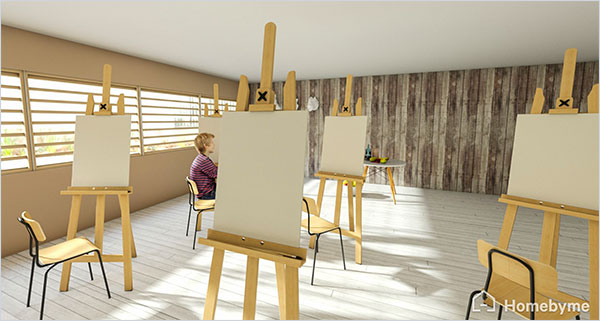 Vous en voulez plus ? Cliquez sur l'image pour accéder au projet en 3D. Donnez vie à vos idées de design d'intérieur avec la 3D d'Homebyme