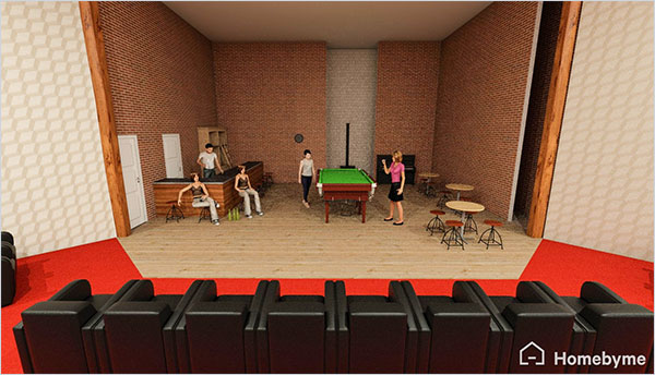 Vous en voulez plus ? Cliquez sur l'image pour accéder au projet en 3D. Donnez vie à vos idées de design d'intérieur avec la 3D d'Homebyme
