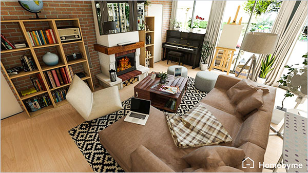 Click on the image to go to the 3D project in a new tab Homebyme helps bring your interior design ideas to life in 3D