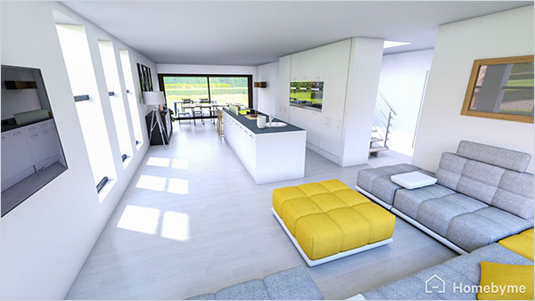 Click on the image to go to the 3D project in a new tab Homebyme helps bring your interior design ideas to life in 3D
