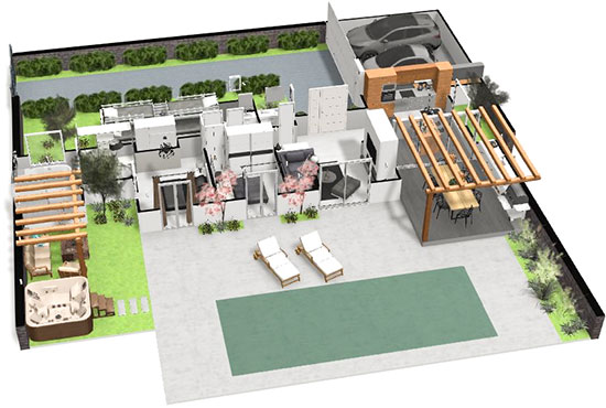 Click on the image to go to the 3D project in a new tab Homebyme helps bring your interior design ideas to life in 3D