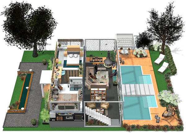 Click on the image to go to the 3D project in a new tab Homebyme helps bring your interior design ideas to life in 3D