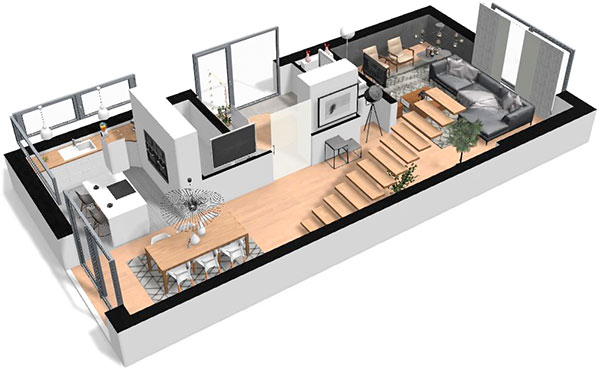 Click on the image to go to the 3D project in a new tab Homebyme helps bring your interior design ideas to life in 3D