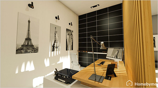 Vous en voulez plus ? Cliquez sur l'image pour accéder au projet en 3D. Donnez vie à vos idées de design d'intérieur avec la 3D d'Homebyme