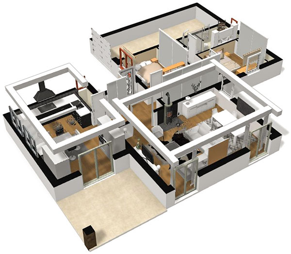 Click on the image to go to the 3D project in a new tab Homebyme helps bring your interior design ideas to life in 3D