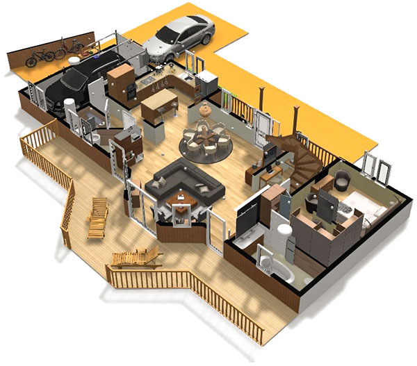 Click on the image to go to the 3D project in a new tab Homebyme helps bring your interior design ideas to life in 3D