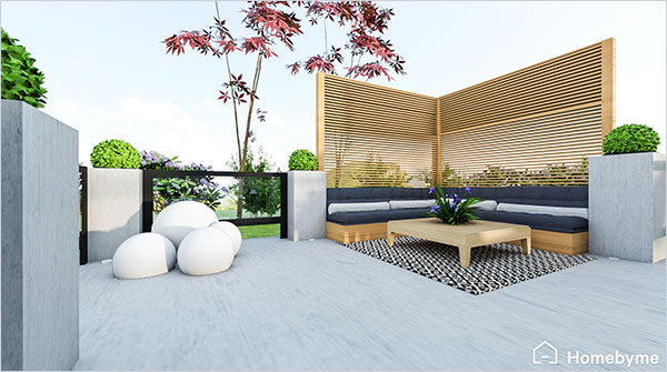 Vous en voulez plus ? Cliquez sur l'image pour accéder au projet en 3D. Donnez vie à vos idées de design d'intérieur avec la 3D d'Homebyme