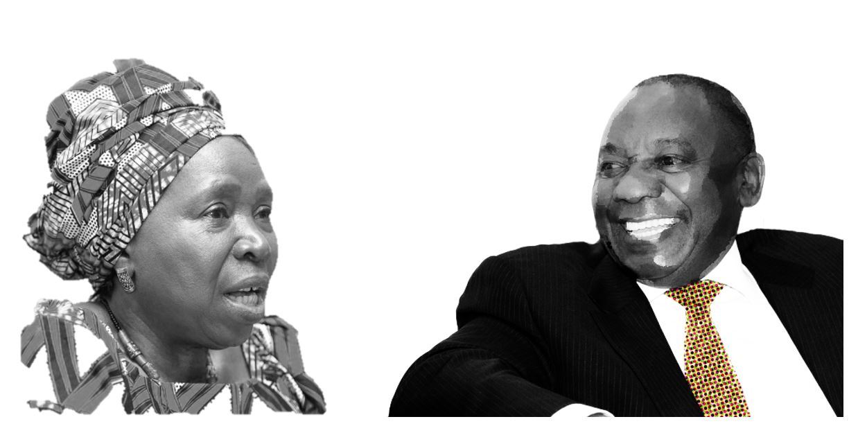 Dlamini Zuma and Ramaphosa