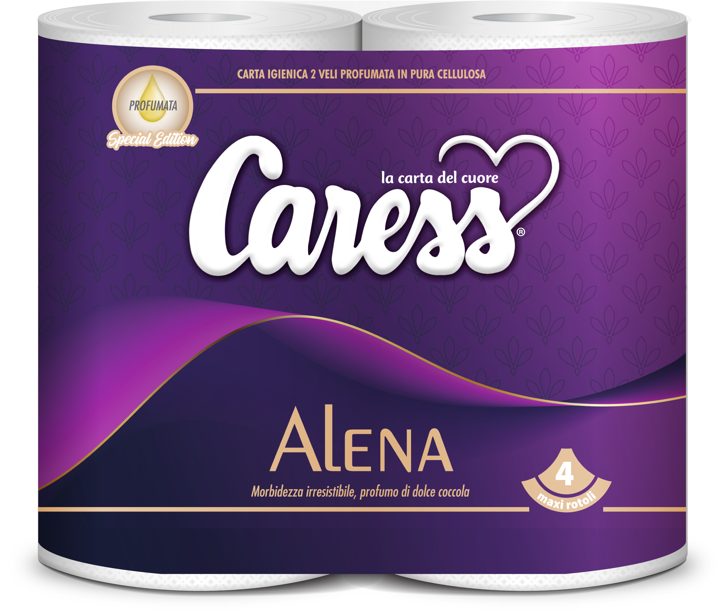 CARESS CARTA IGIENICA 4 ROTOLI 2 VELI ALENA  (Confezione da 20 pezzi) 