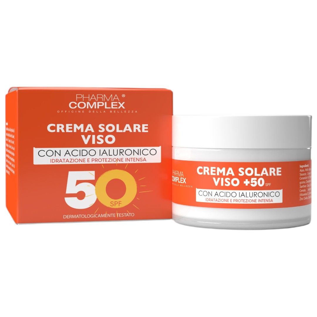 PHARMA COMPLEX CREMA SOLARE 50 CON ACIDO IALURONICO 50 ML 