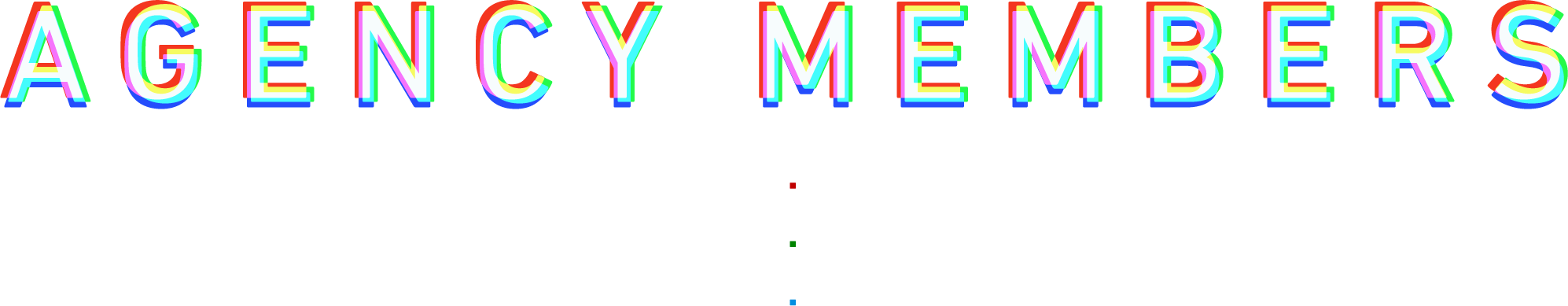 Agency Members page title