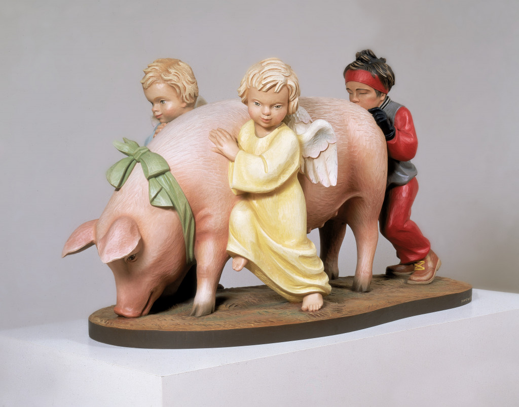 Jeff Koons, Ushering in Banality, 1988. © Jeff Koons, 2007. Collectie Stedelijk Museum Amsterdam