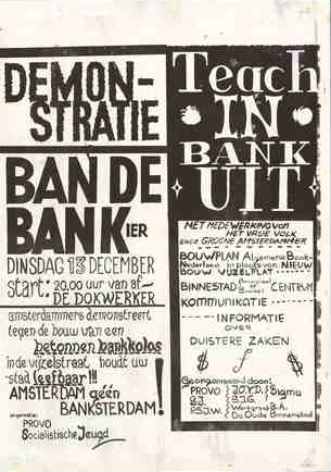 Ban de bankier (Ban the banker), cover design unknown, 1966, Collection International Institute of Social History (IISG)