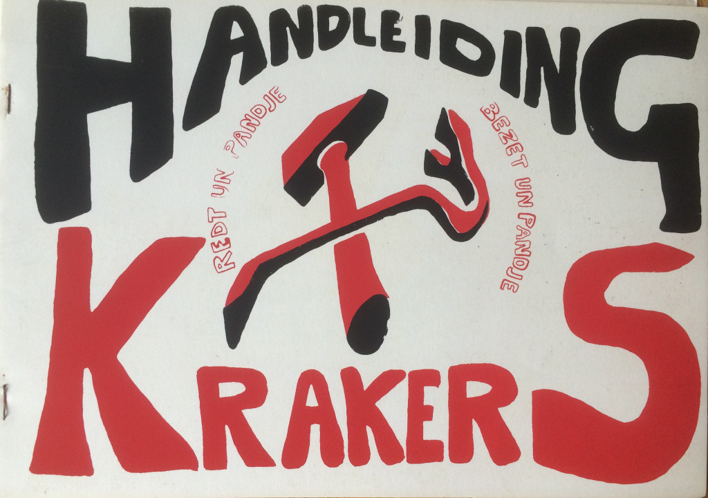 Handleiding Krakers (Squatters Manual). Cover design Tjebbe van Tijen. Collection Rijksmuseum, Amsterdam. Gift of P. Boersma, 2018