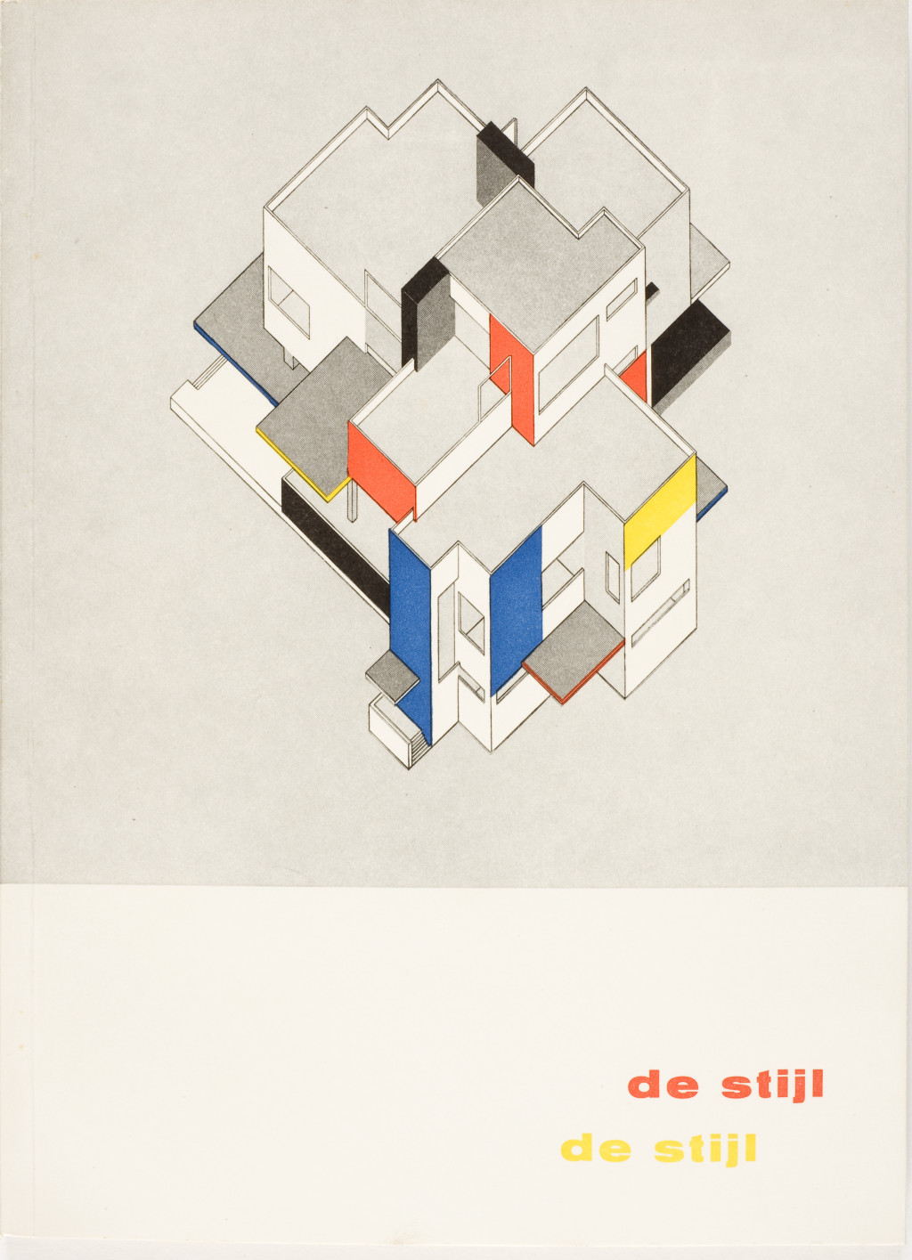 Fig. 3 Willem Sandberg, omslag tentoonstellingscatalogus De Stijl, 1951, boekdruk, 26,2 × 19,2 cm