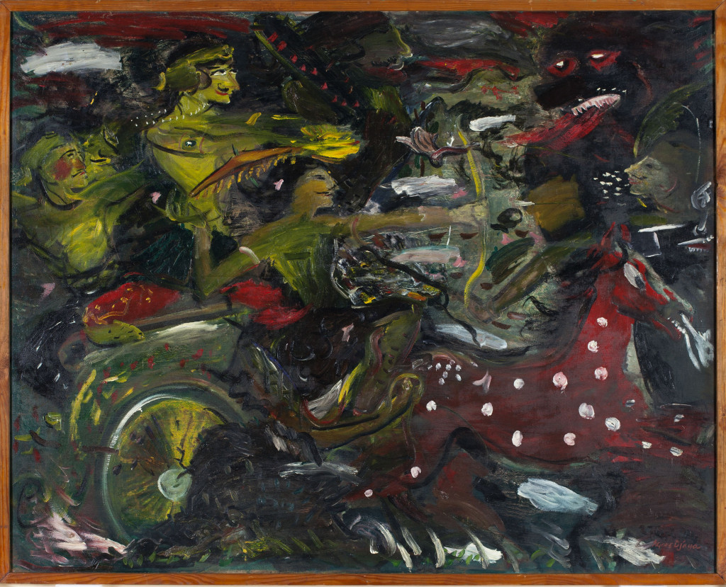 Ill. 10 Agoes Djaya, Strijd (L’épopée), 1944, restored with the generous support of the participants of the BankGiro Loterij, 1949, Stedelijk Museum Amsterdam