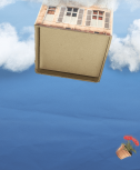 Foto of affiche bij Het huis dat stopte met staan