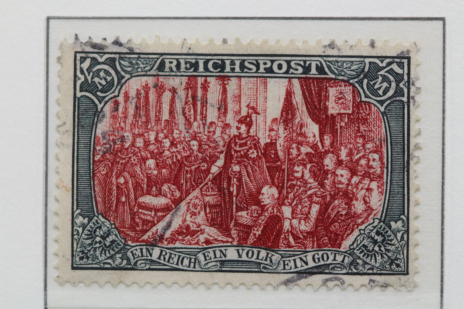 Deutsches Reich 18751918, gute Sammlung Briefmarken Holsten