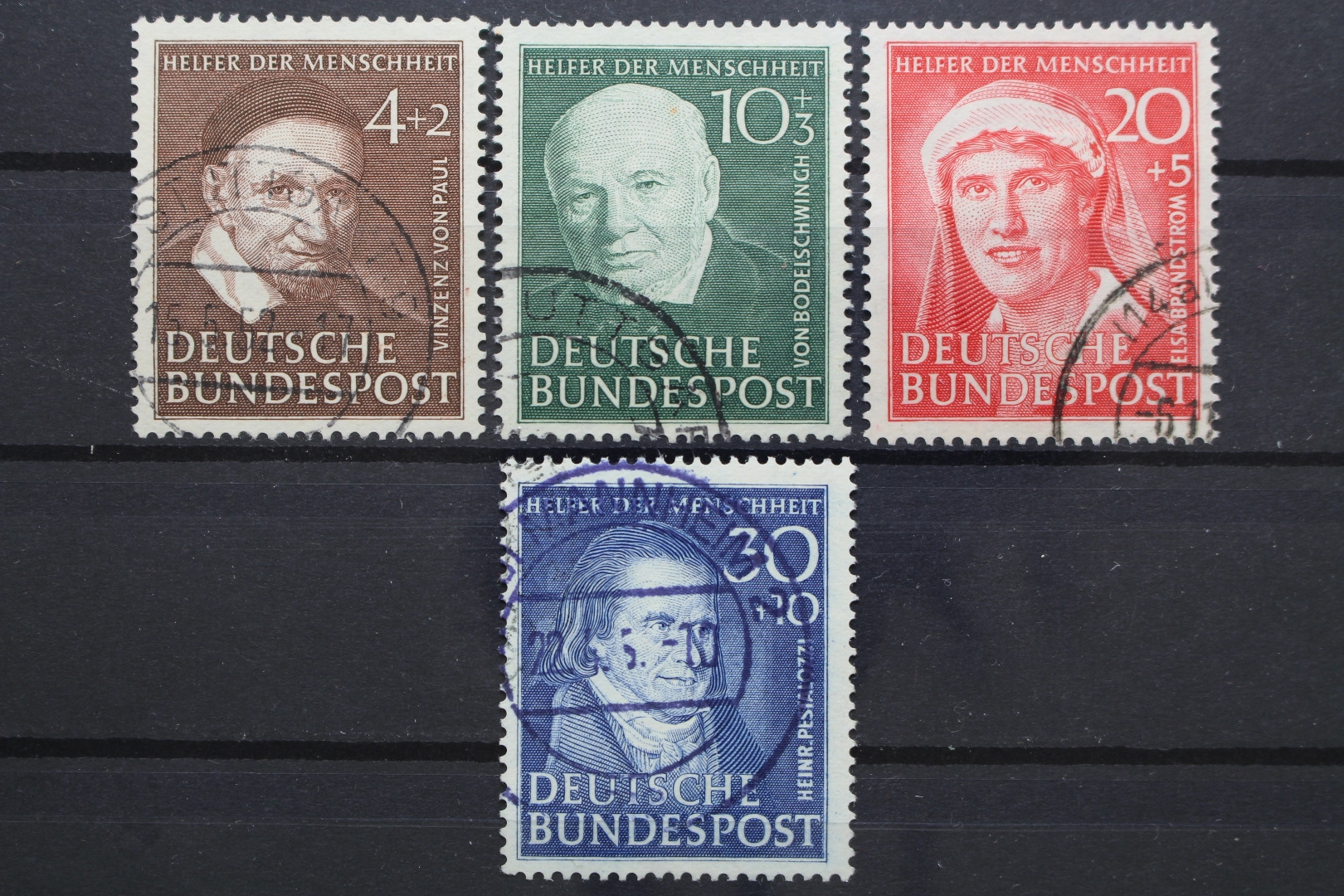 Deutschland (BRD), MiNr. 143146, gestempelt Briefmarken