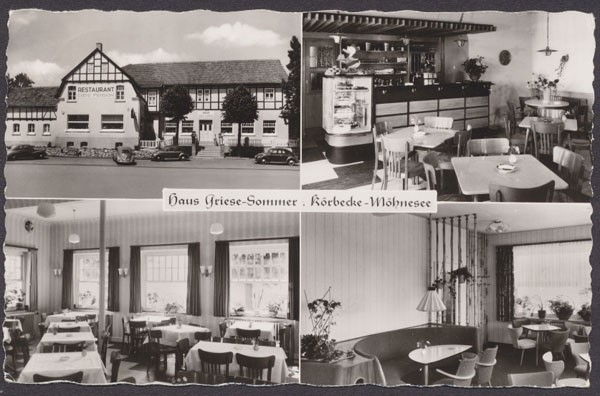 Korbecke Mohnesee Haus Griese Sommer Briefmarken Holsten