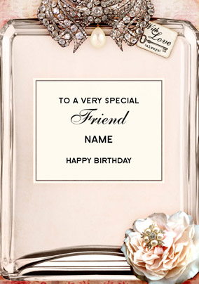Love Labels - Diamanté Friend - Giant (A3) - By Funky Pigeon: retailer-supplied image