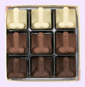 Choc On Choc Npp Dark/White Choc On Choc - Chocolate Willies