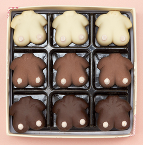 Choc On Choc Npp Dark/White Choc On Choc - Chocolate Boobs