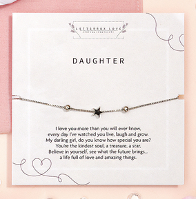 Letterbox Love Npp Unisex Silver Daughter Bracelet