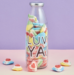Treat Kitchen Npp White Luv Ya Sweet Bottle