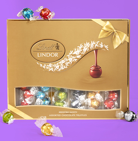 Lindt Npp Dark/White Lindt Lindor Assorted Chocolate Truffles 525G