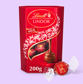 Lindt Npp Lindt Lindor Milk Chocolate Truffles Box 200G