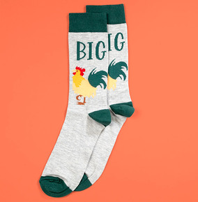 Urban Eccentric (Fimex International) Npp Unisex Grey/Green Big Cock Socks